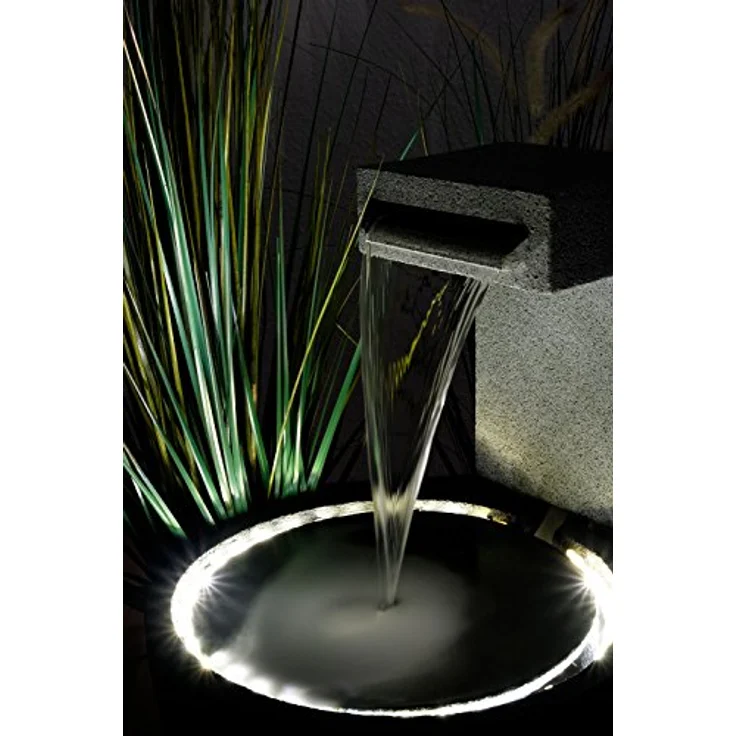 dobar Großer Design-Gartenbrunnen mit runder Schale 52 cm x 44 cm x 65 cm – Bild 3