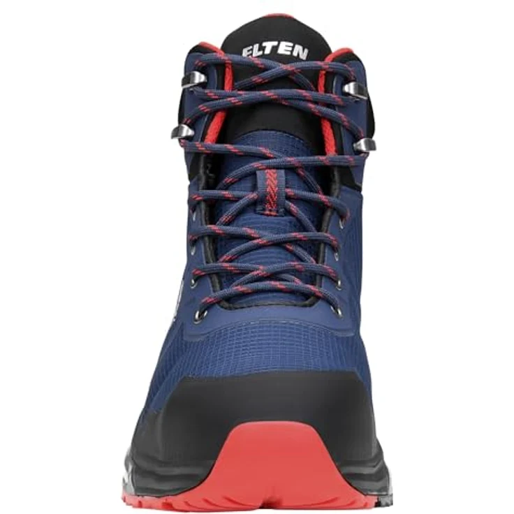 GCS Batai ELTEN Bente XXE GTX Blue Mid ESD S3 Sicherheitsschuhe, hydrophobiertes Textilober-material, metallfreier Durchtrittschutz, Stahlkappe, Größe 46, blau – Bild 4