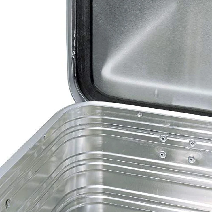 BRB 141 Liter Alubox, staub- und spritzwasserdicht, LxBxH 765x585x385 mm, robuster Werkzeugkoffer mit Moosgummi-Dichtung – Bild 3
