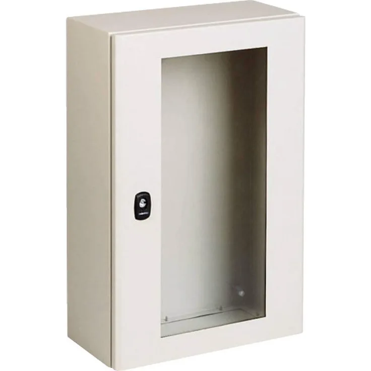 Schneider Electric Wandschrank Werkstattschrank, IP 66, 3-Punkt-Verschlusssystem, 30 cm, 40 cm, robustes Stahlgehäuse mit Kabelverschraubungsplatte