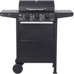 El Fuego Gasgrill "San Jose 3 Brenner" | Grillrost aus Gusseisen | mit Thermometer und großen Seitenablagen | BBQ Grill | AY0205