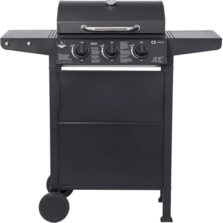 El Fuego Gasgrill "San Jose 3 Brenner" | Grillrost aus Gusseisen | mit Thermometer und großen Seitenablagen | BBQ Grill | AY0205 – Bild 1