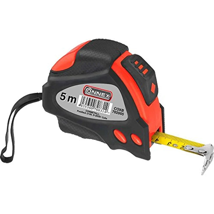 CONNEX Rollbandmaß 5m-19mm, mit extra großen Zahlen – Bild 2