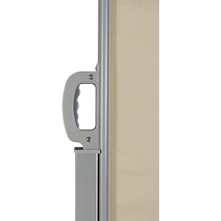 SVITA Seitenmarkise ausziehbar freistehend Sichtschutz 300x160 cm Beige, UV-Schutz 50+, blickdicht – Bild 2