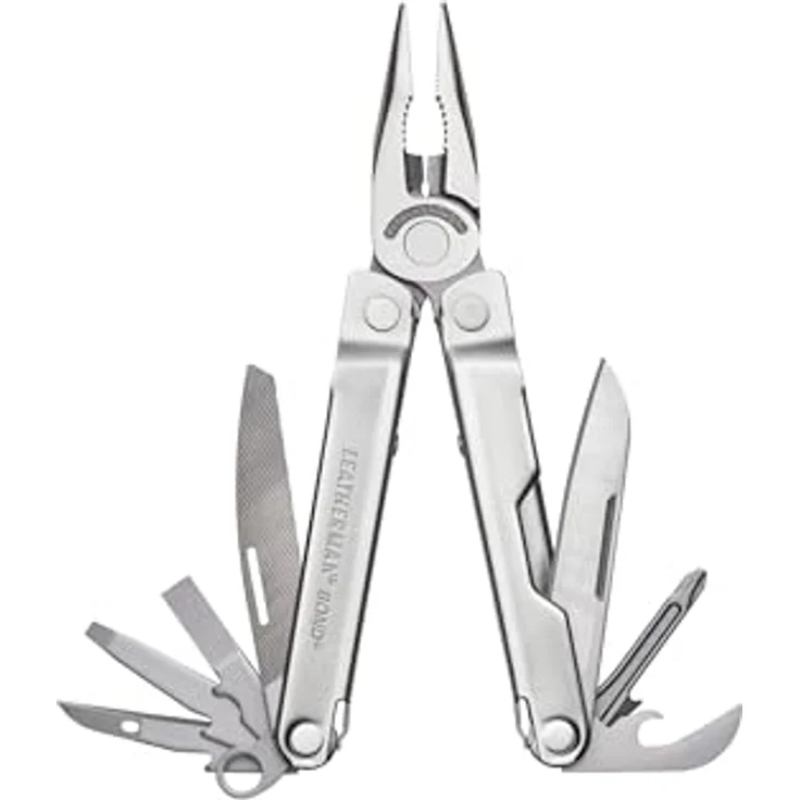 Leatherman Multi-Tool Bond, 14 Funktionen, inkl. Nylon-Holster, silber – Bild 2