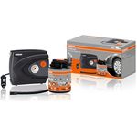 Osram TYREseal Kit Essential, Reifenkompressor mit Dichtmittel (0.45 l), repariert Reifenschäden bis 6 mm, umweltfreundlich und einfach zu handhaben, inkl. Aufbewahrungstasche