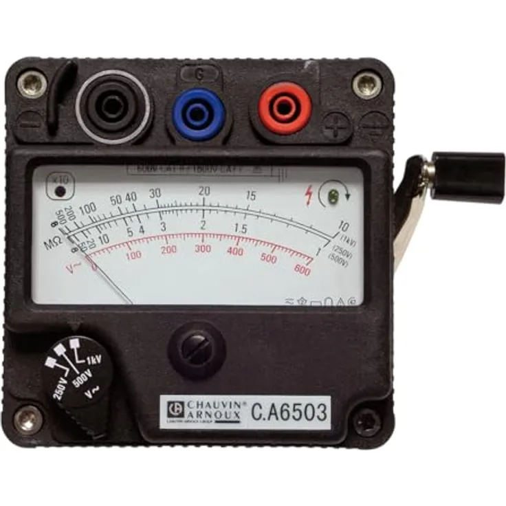 Chauvin Arnoux C.A 6503 Isolationsmessgerät 250 V, 500 V, 1000V 5000 M?