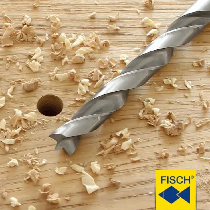Fisch HSS Holzspiralbohrer Set 25-tlg. mit Ø 1-13 mm, robust und präzise für Holz und Kunststoff – Bild 5
