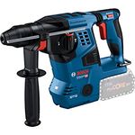 Bosch Professional 18V System Akku Bohrhammer GBH 18V-28 C (3.3 Joule, SDS plus, Vibration Control, KickBack Control, Bürstenloser Motor, inkl. Zusatzhandgriff, Fetttube, Hammer Bohr, im Karton)