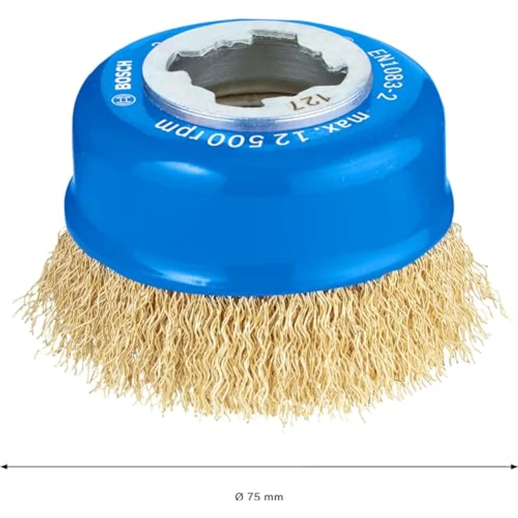 Bosch Professional gewellte Topfbürste Clean (für Metall, X-LOCK, Ø 75 mm, Drahtstärke 0,3 mm, für Ø115 mm) - Preisvergleich – Bild 5