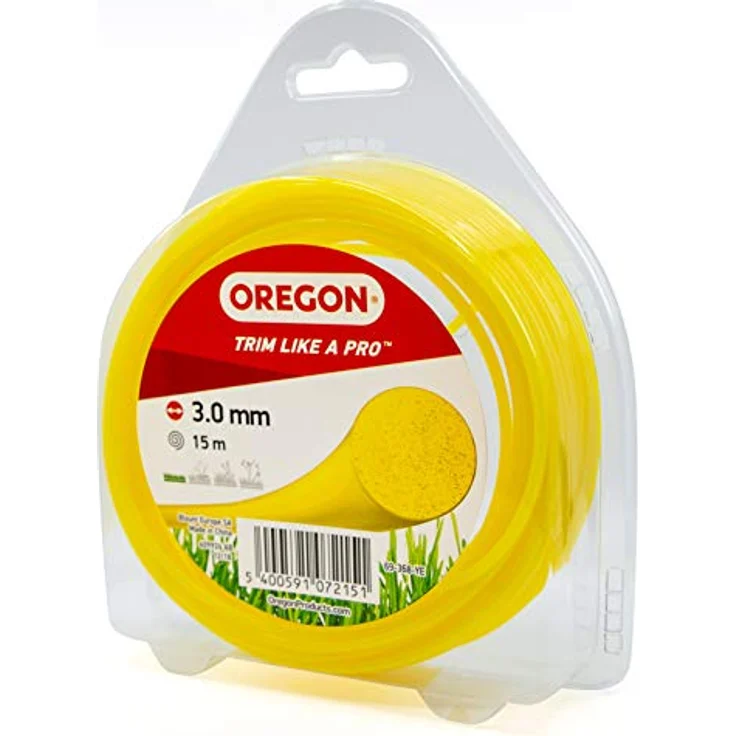 Oregon 69-350-Y Rasentrimmerfaden Draht für Rasentrimmer und Freischneider, Gelb, 69-368-YE – Bild 6