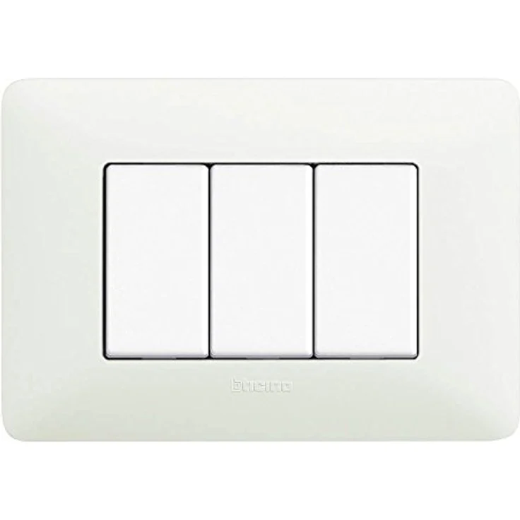 Bticino Matix Abdeckrahmen 3 Module Farbe Weiß AM4803BBN – Bild 5