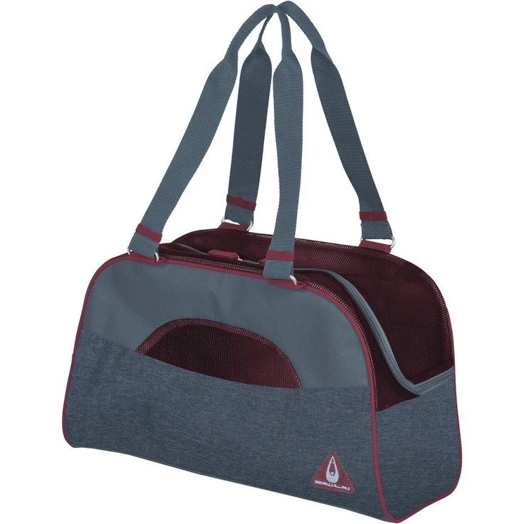 DUVO+ Tiertransporttasche Transporttasche Paris Casual Chic blau für Katzen, wasserdicht, mit Lüftungslöchern – Bild 1