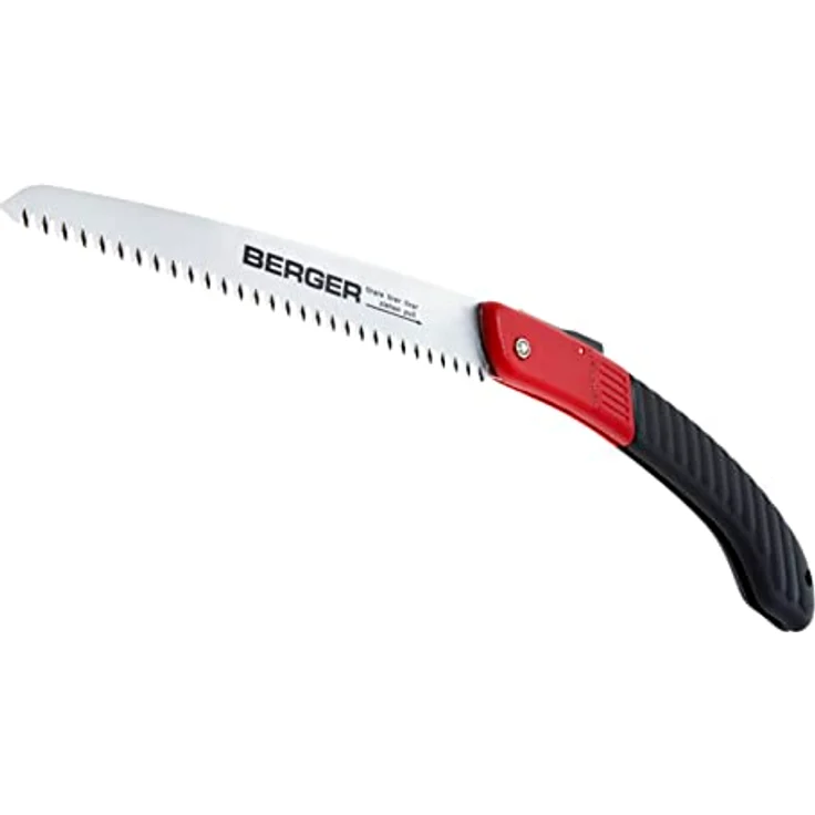 Berger Klappsäge 64650 aus Kohlenstoffstahl Astsäge mit austauschbarem Sägeblatt, Länge: 18 cm – Bild 2