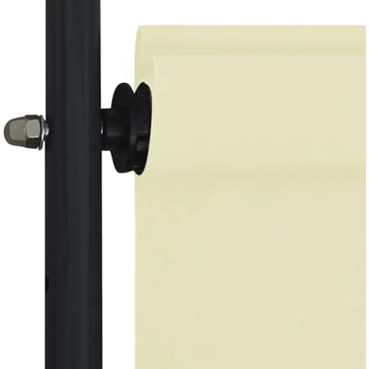 vidaXL Außenrollo 200 x 270 cm Creme, Senkrechtmarkise mit Handkurbel-Längenverstellung und UV-Schutz – Bild 8