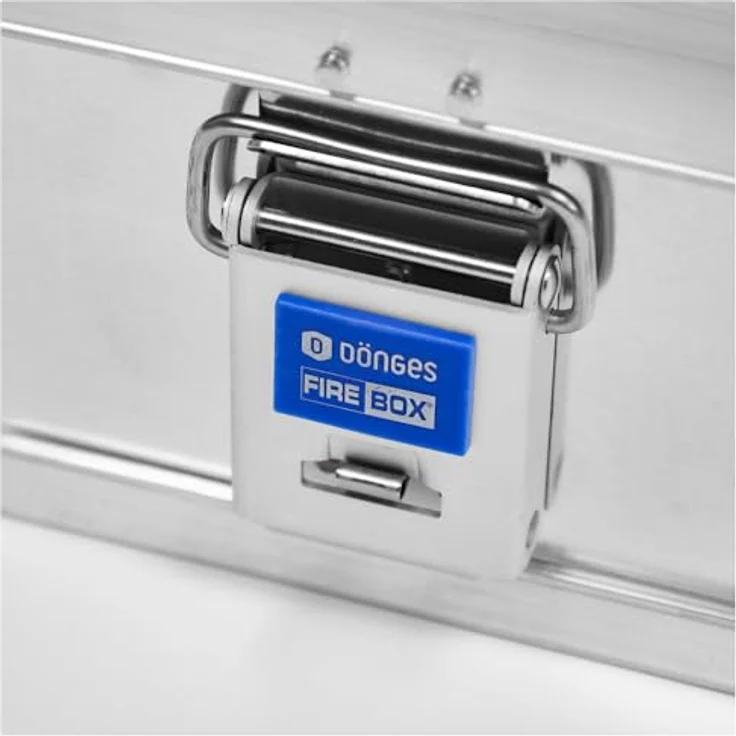 Dönges FireBox, Werkzeugkoffer für Elektrowerkzeug DIN 14885, aluminiumbeschichtet, 400 x 300 x 150 mm, mit Inneneinteilung und abriebfester Beschriftung – Bild 4
