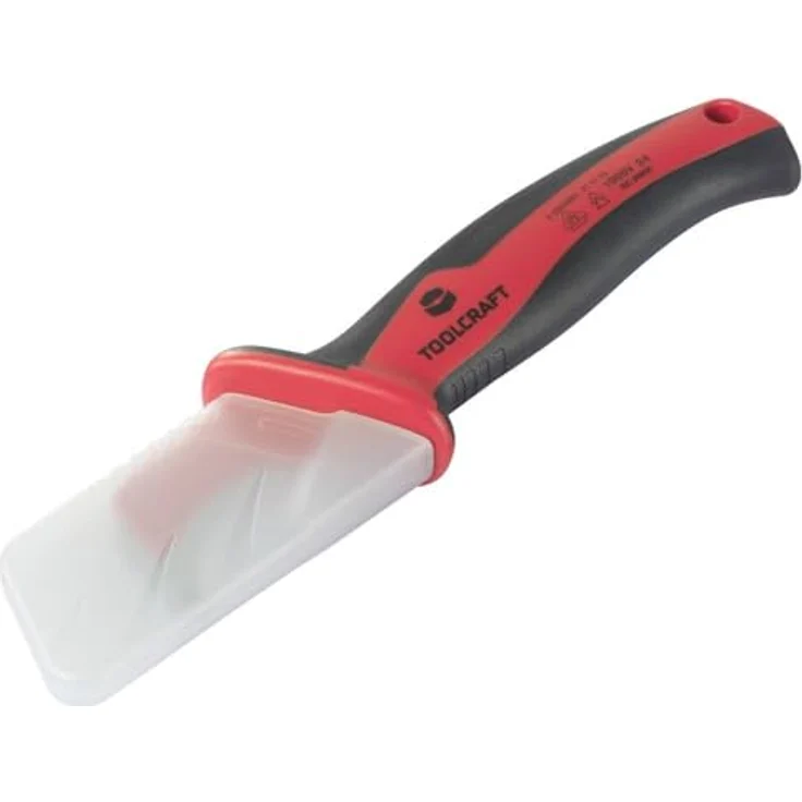 Toolcraft TO-9625914 VDE DIN EN 60900 Kabelmesser aus Rostfreiem Stahl 420, ergonomischer Sicherheitsgriff – Bild 3