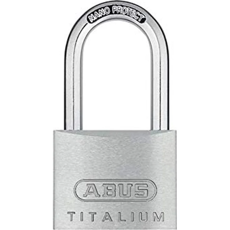 Abus 64TI-40HB40 Titalium Vorhängeschloss mit langem Bügel, 40 x 40 mm, gleichschließend (KA6411) – Bild 2