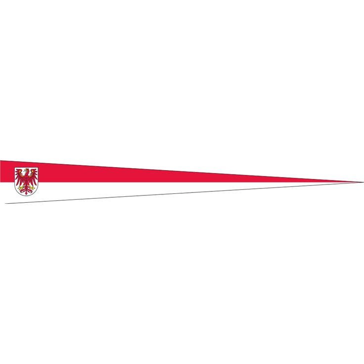 Wimpel Brandenburg 80 g/m² ca. 30 x 150 cm