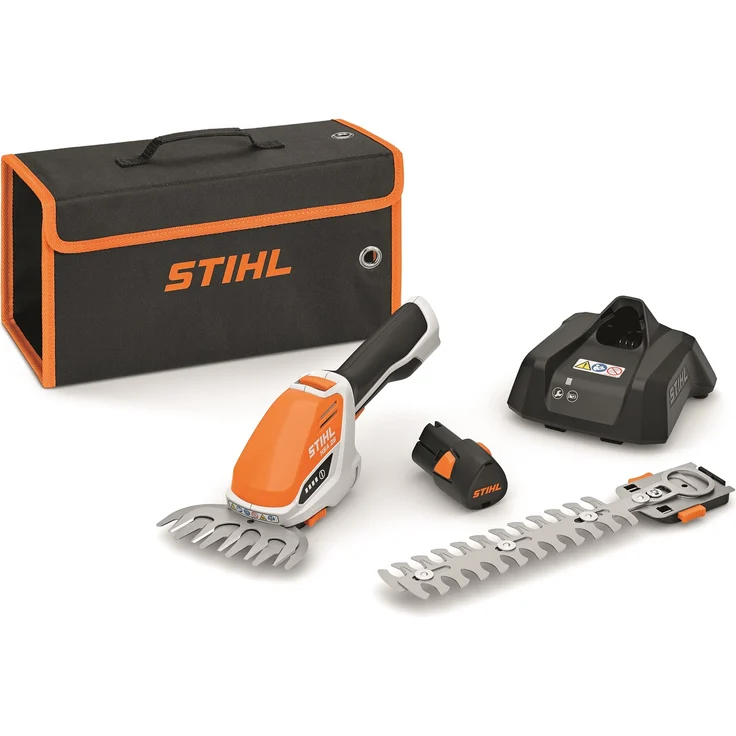 Stihl HSA 26 SET mit Akku AS 2, Ladegerät AL 1, 12 cm Grasmesser, 20 cm Strauchmesser und Tragetasche – Bild 1