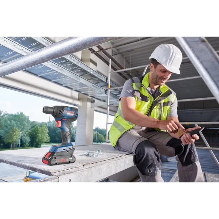 Bosch Professional 18V System Akku Drehschlagschrauber GDS 18V-200 C (max. Drehmoment 200 Nm, ohne Akkus und Ladegerät, in L-Boxx) – Bild 10