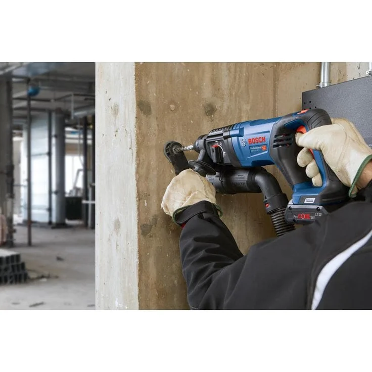 Bosch Professional 18V System Bohrhammer GBH 18V-26 D (ohne Akku, max. Schlagenergie: 2,5 J, Wechselfutter SDS Plus, im Koffer) – Bild 3