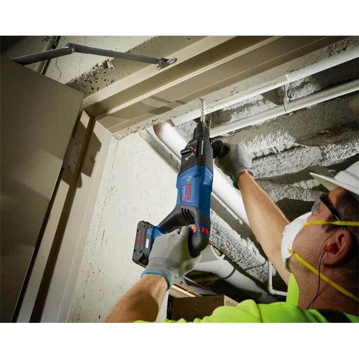 Bosch Professional 18V System Bohrhammer GBH 18V-26 D (ohne Akku, max. Schlagenergie: 2,5 J, Wechselfutter SDS Plus, im Koffer) – Bild 2