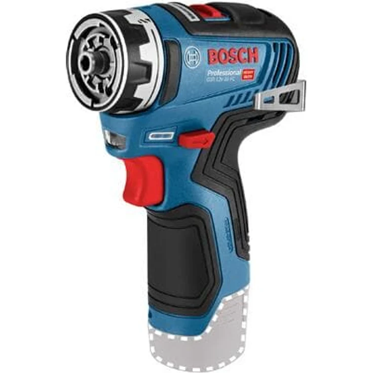 Bosch Professional GSR 12V-35 FC 06019H3003 12 V Akkuschrauber ohne Akku, ohne Ladegerät, System, 4 FlexiClick Aufsätzen, Bohrdurchmesser Holz-Stahl: 32-10 mm, in L-Boxx, blau – Bild 2