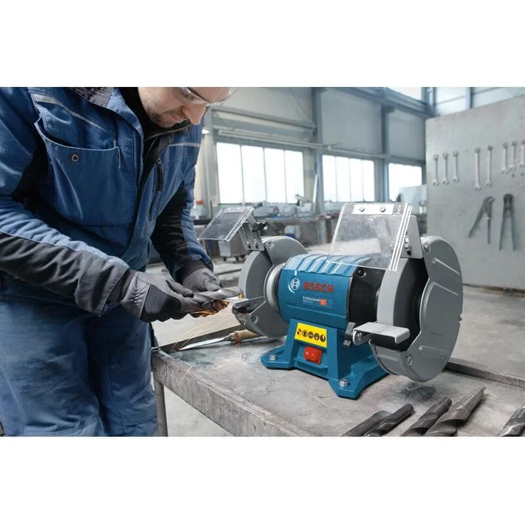 Bosch Professional 060127A400 Doppelschleifer GBG 60-20, 600 W, 200 mm – Bild 2