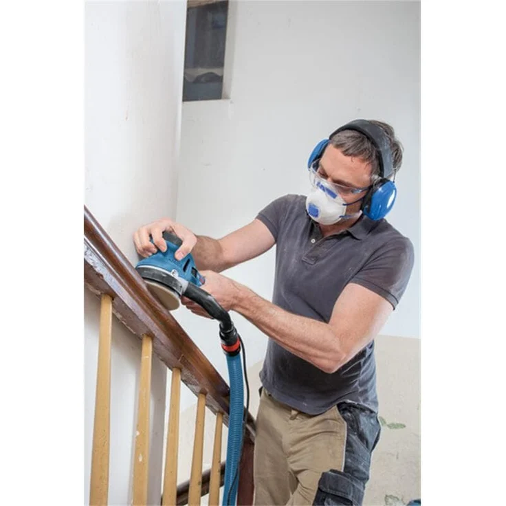 Bosch Professional Exzenterschleifer GET 55-125 (550 W, Leerlaufdrehzahl: 3.300 7.300 min-1, im Karton) – Bild 3