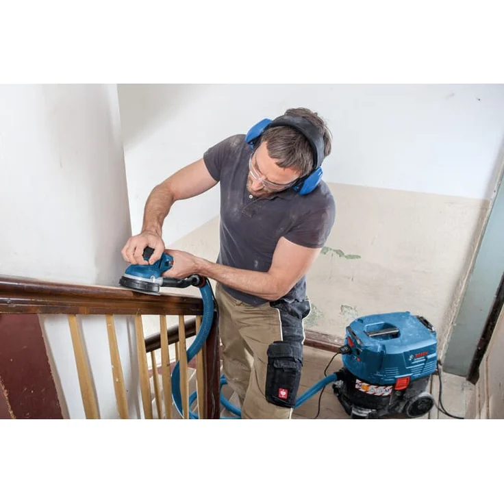Bosch Professional Exzenterschleifer GET 55-125 (550 W, Leerlaufdrehzahl: 3.300 7.300 min-1, im Karton) – Bild 4