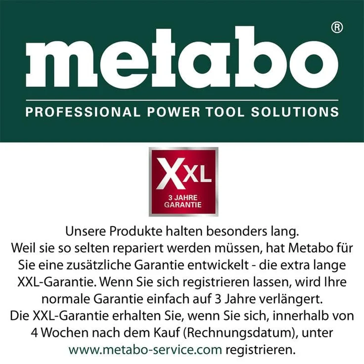 Metabo Winkelschleifer 850-125 Schleifscheiben-ø 125 mm, 850 W, M 14 Gewinde, Kabellänge 2,5 m, inklusive Zusatzhandgriff 603608000 125 mm Netz – Bild 4