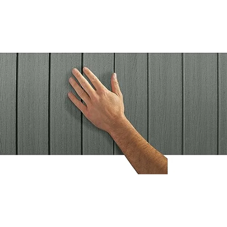 Keter Gartenhaus Darwin 6 x 6, Holzoptik, Salbeigrün, 3,3 m², 190 x 183 x 221 H cm – Bild 5