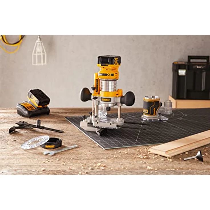 DeWalt DCW 604 P2 Akku Kombifräse 18V 55 mm + 2x Akku 5,0Ah + Ladegerät + TSTAK – Bild 15