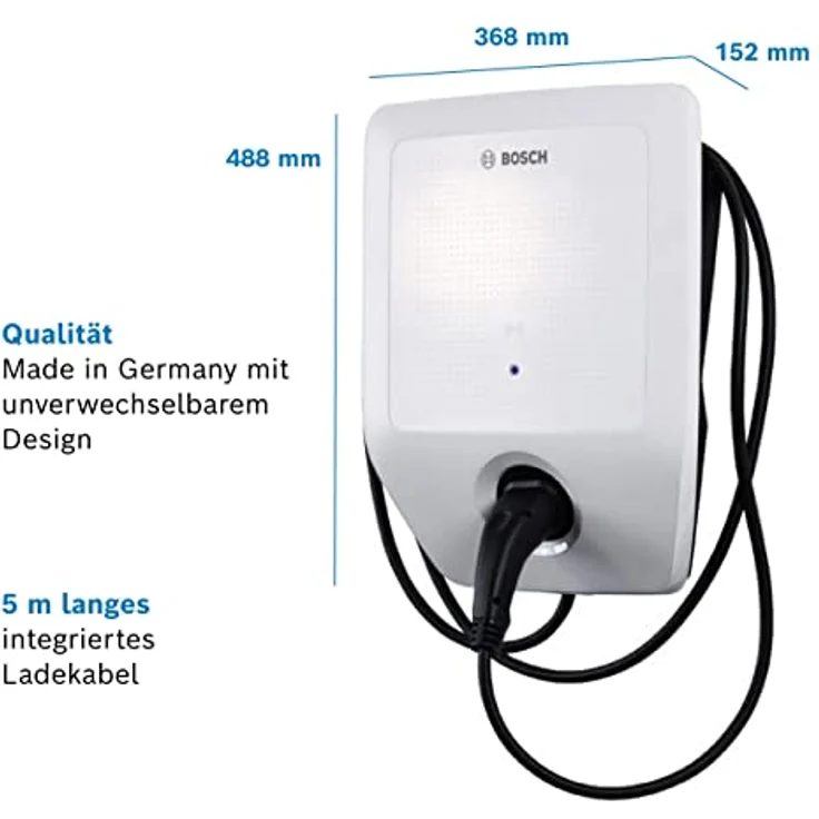 Bosch Home Comfort Power Charge 7000i, Elektroauto Ladestation mit 5m Ladekabel, weiß – Bild 6