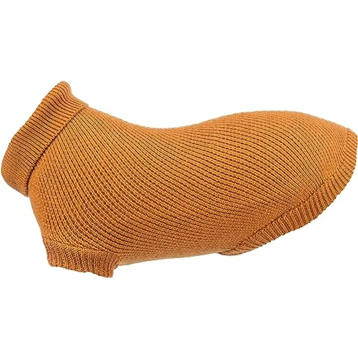 TRIXIE Pullover Berlin Urban Style, Hundebekleidung für kleine Hunde, S 36 cm, Rost – Bild 1