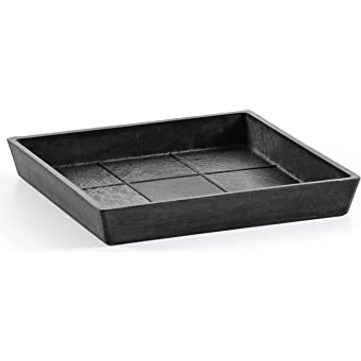 ECOPOTS Rotterdam Unterschale - Anthrazit 18 cm – Bild 1