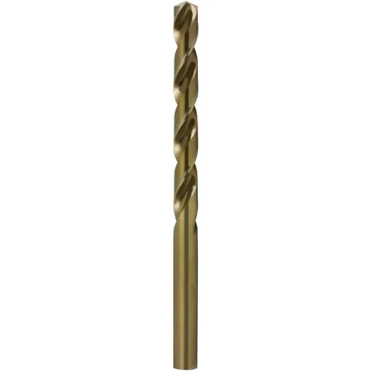TERRAX by RUKO Spiralbohrer Ø 11,0 mm, DIN 338 Typ N, HSSE-Co 5 geschliffen, 5er-Pack, Profi Metallbohrer mit 5% Kobalt für Edelstahl, VA, Titan, Inconel und zähe Werkstoffe