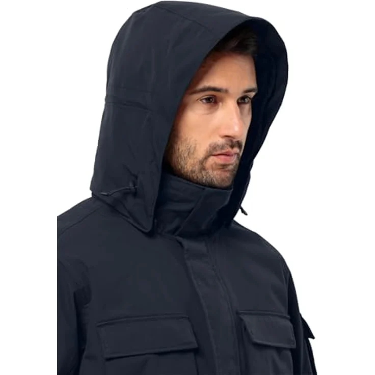 Jack Wolfskin Herren Glacier Canyon Parka, night blue, XXL EU – Bild 3