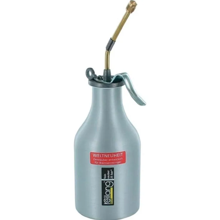 Reilang Drucksprüher, Sprühflasche (0.50 l) mit vernickeltem Pumpmechanismus und variablem Sprühwinkel, Aluminium