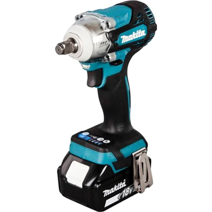 Makita DTW300TJX7 Akku-Schlagschrauber 18V inkl. Schnellladegerät und 2x Akkus BL1850B 5,0 Ah + Schlagnuss-Set im MAKPAC Gr. 2, bürstenloser Motor, XPT - Extreme Protection Technology – Bild 2