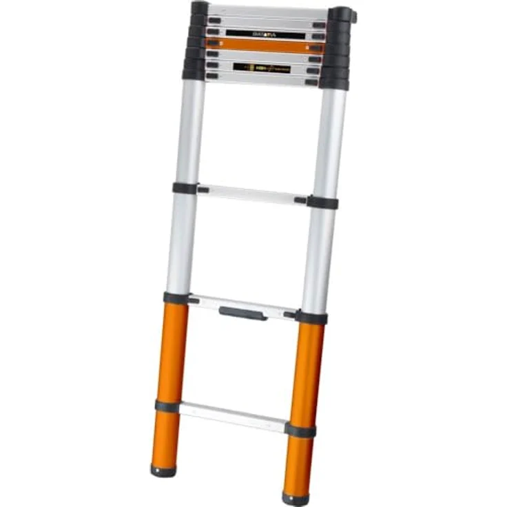 Batavia Giraffe Air Teleskopleiter 2,93 m, 9 Sprossen, Arbeitshöhe 370 cm, Aluminium, Soft-Close-Technologie – Bild 1