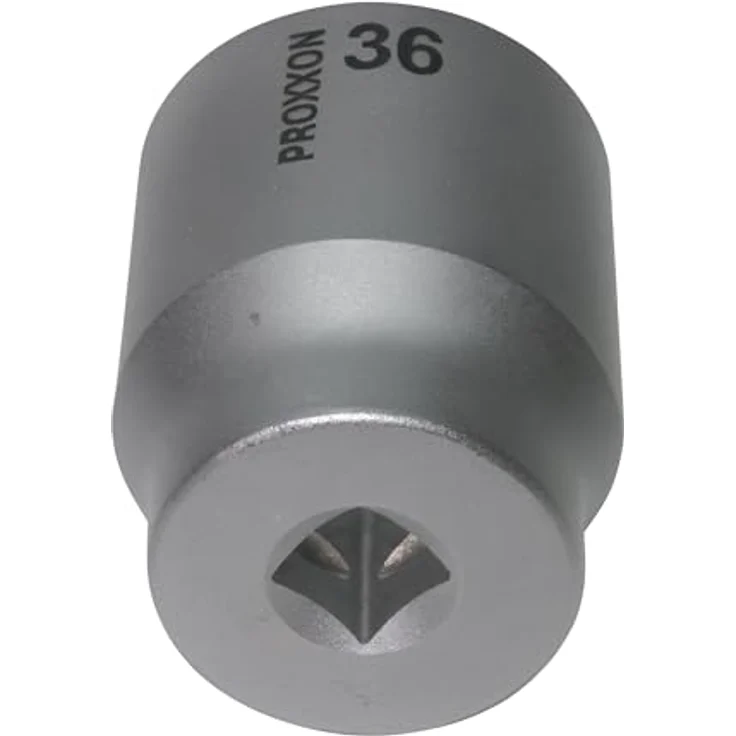 PROXXON INDUSTRIAL Bohrer- und Bitset 23429, 1/2'' Steckschlüsseleinsatz aus CrV-Stahl, Größe 36 mm – Bild 3