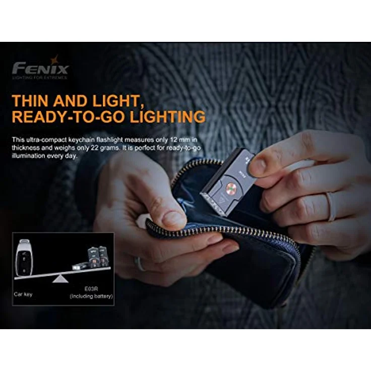 Fenix E03R Taschenlampe LED 260 Lumen – Bild 4