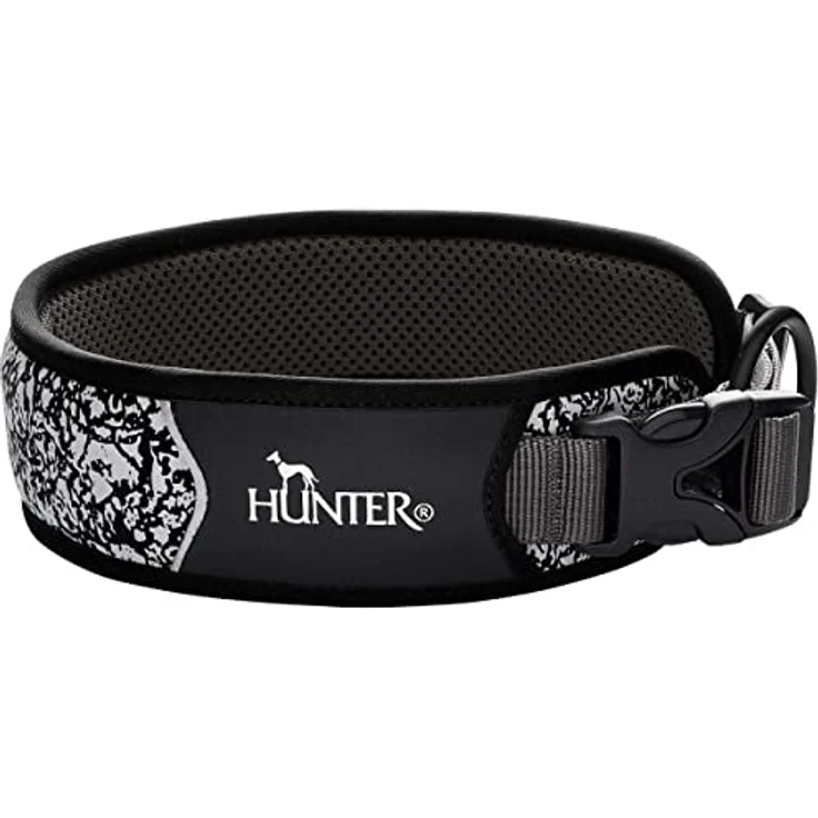 HUNTER Halsung Divo Reflect S, schwarz/grau – Bild 1
