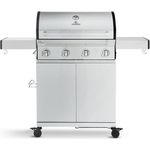BURNHARD 4-Brenner Gasgrill Big FRED Basic Series 3 in Edelstahl - Maximal BBQ Power, hochwertige Verarbeitung, massive Edelstahl-Grillroste - Preisvergleich