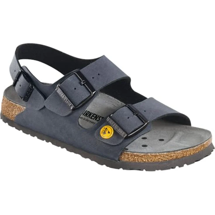 Birkenstock Milano BF ESD Unisex Sandale schwarz 38 EU – Bild 2