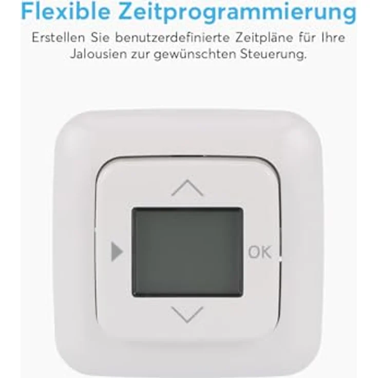 Busch-Jaeger Zeitschaltuhr 6422 UJ-214, kompakter Timer für Rollladen- und Jalousietriebe, inkl. Reflex SI Zentralscheibe und Abdeckrahmen 1-fach – Bild 5