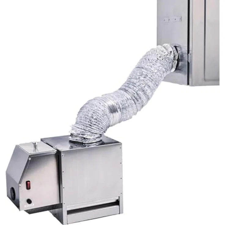 Borniak Kaltrauchadapter ZW-01, Erweiterung für Rauchgenerator GD-01, flexible Installation mit 2-3 m spiralförmigem Rohr – Bild 3