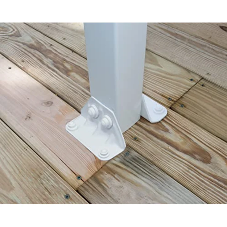 Palram Canopia Olympia Terrassenüberdachung 3x3 - Gestell aus Aluminium & 16 mm Polycarbonat - Ganzjährig nutzbares Terrassendach, Weiß – Bild 5
